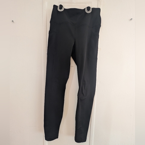 🛍️4 For 15🛍️ 90 Degree By Reflex Black Leggings - Picture 1 of 12